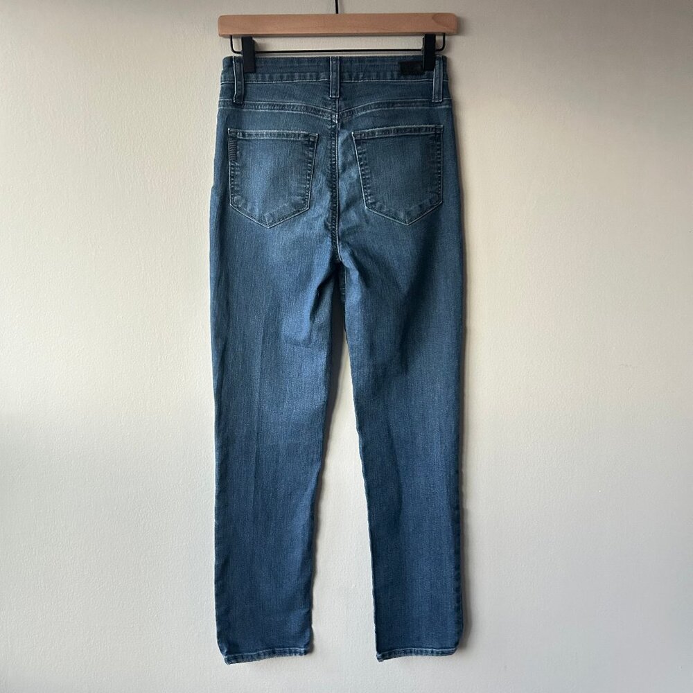 PAIGE Hoxton Slim Jeans Women 26 Blue Stretch Denim - Picture 4 of 10